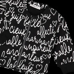 Maglia con scritte da neonata