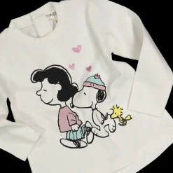 Maglia con stampa Peanuts da bambina