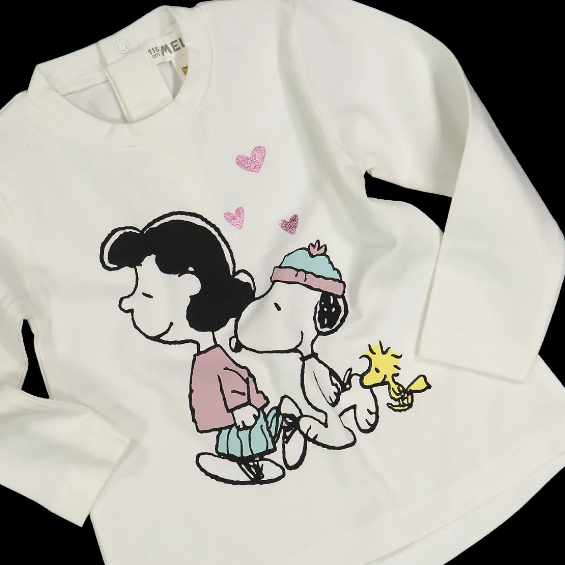 Maglia con stampa Peanuts da bambina
