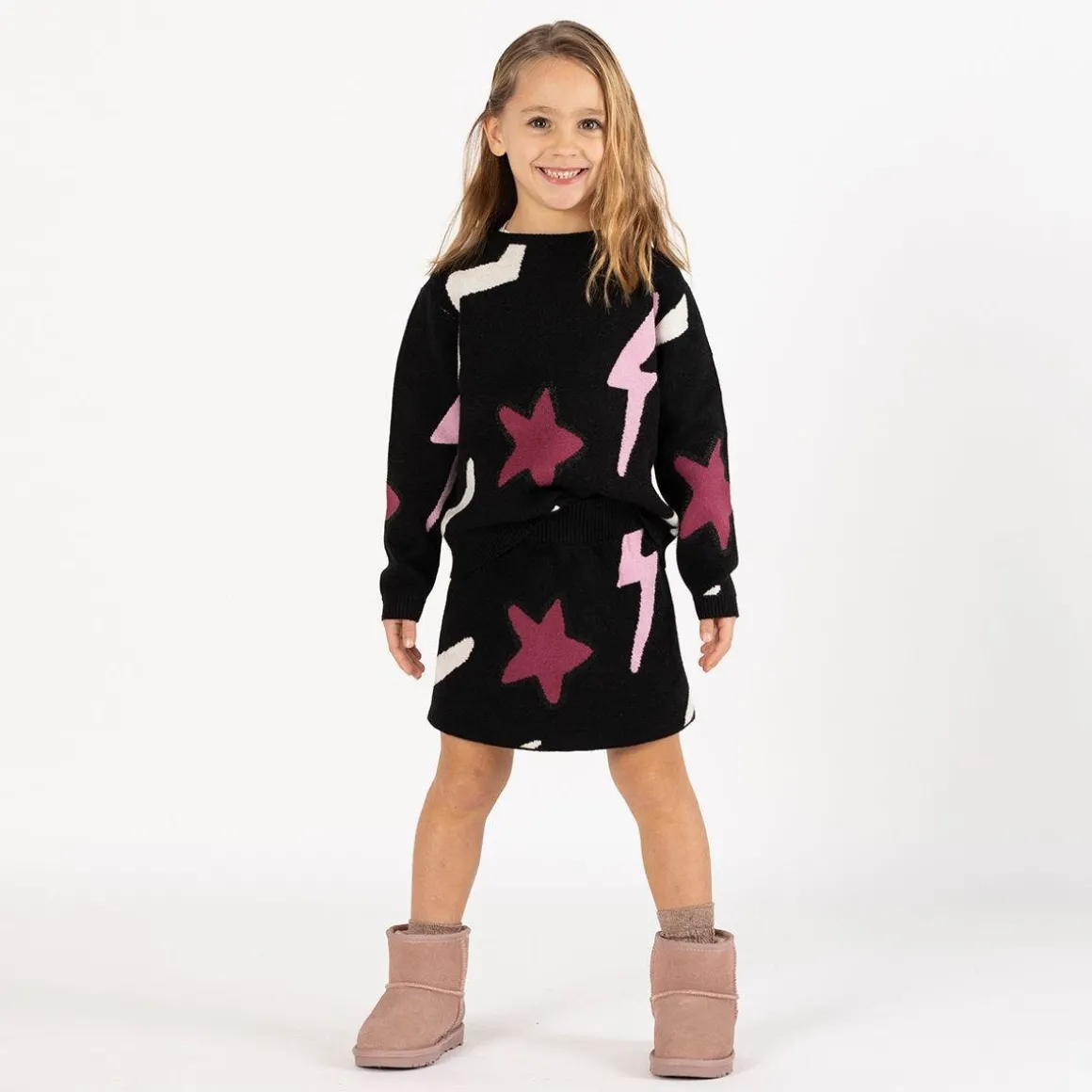 Maglia con stelle per bambina