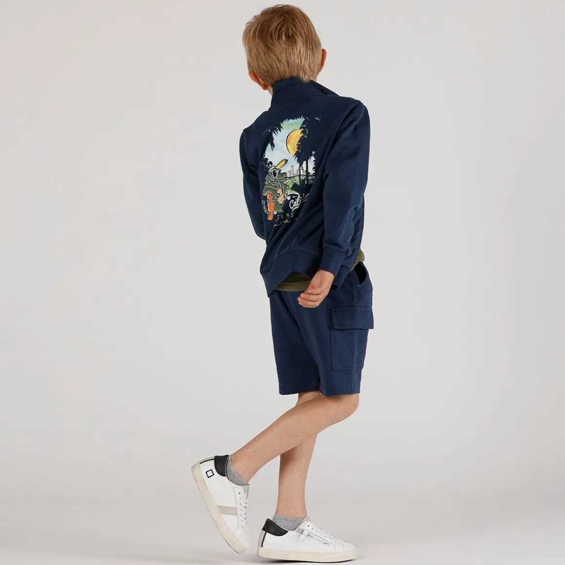 Maglia con tasca da bambino