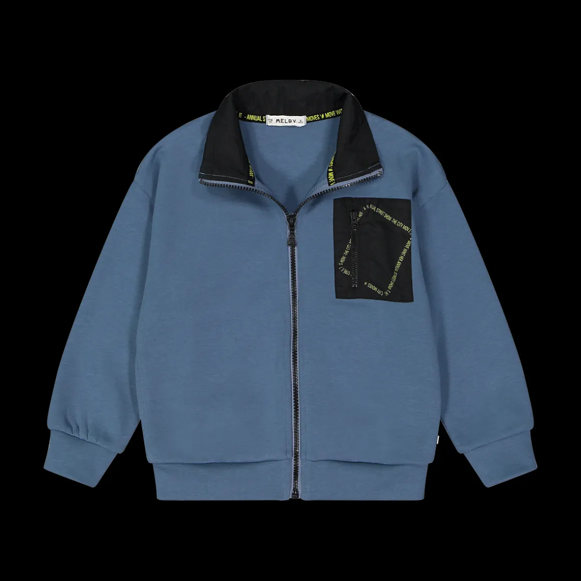 Maglia con zip da bambino