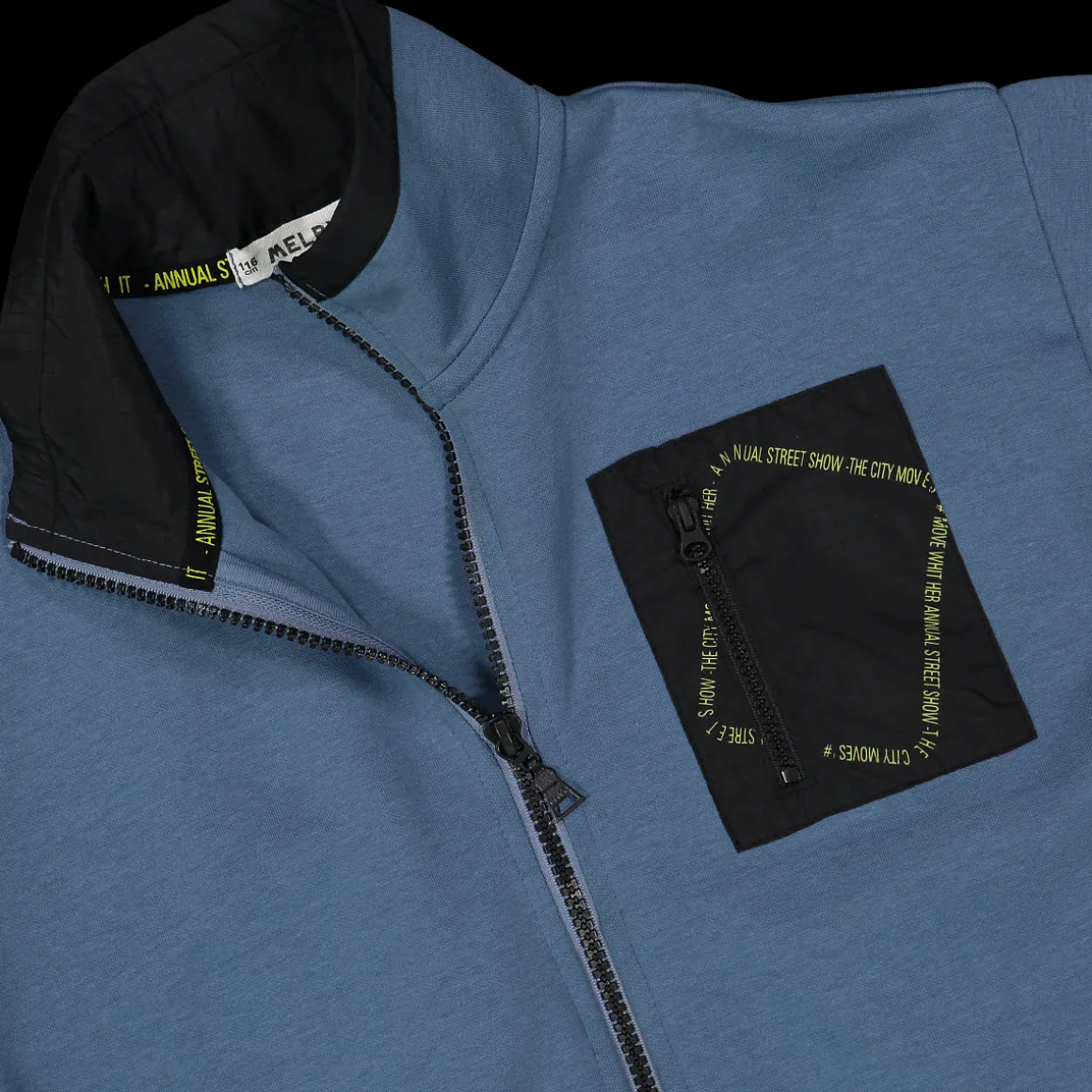Maglia con zip da bambino