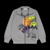 Maglia con zip e stampa per bambino