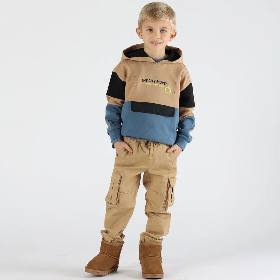 Maglia da bambino con cappuccio