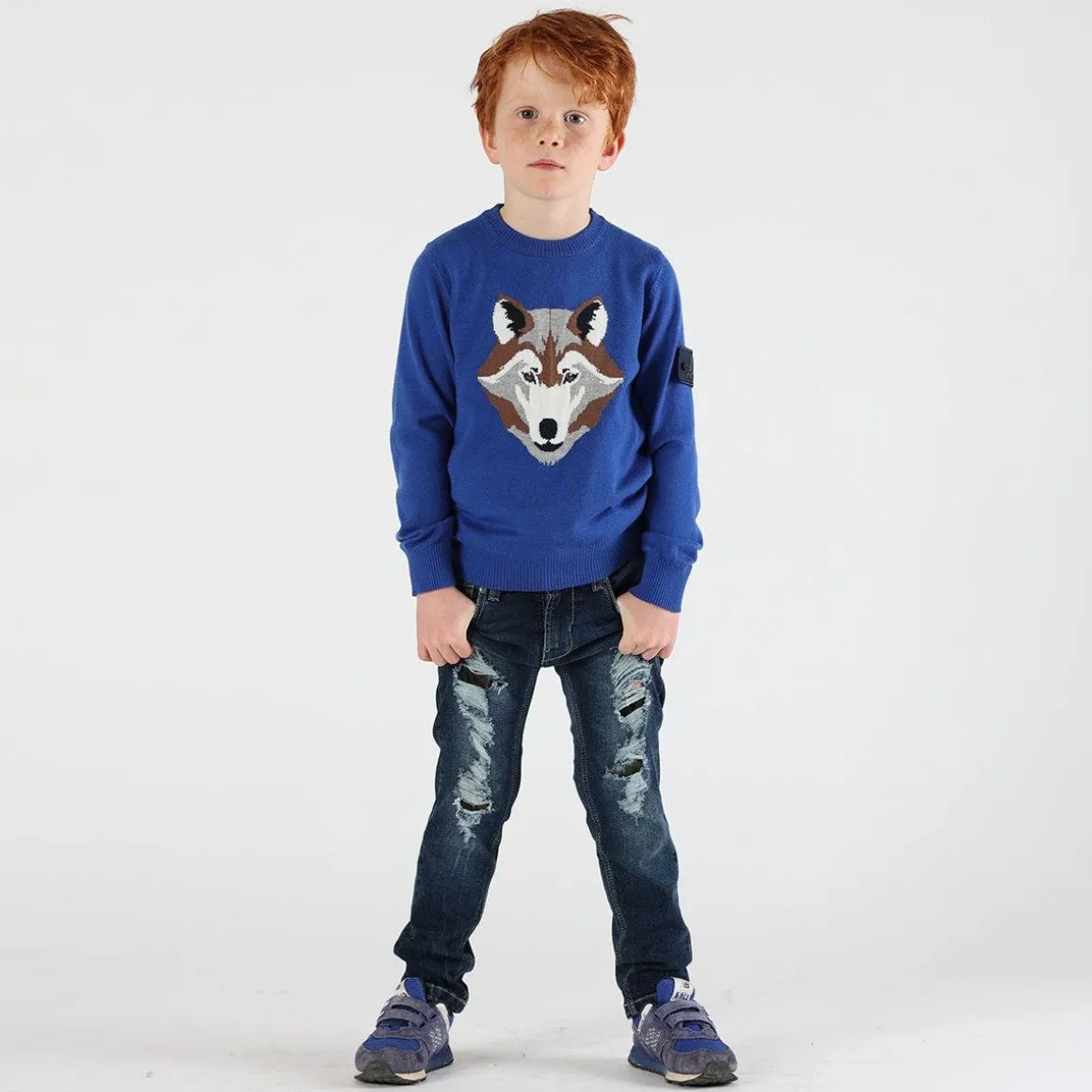 Maglia da bambino con Jacquard