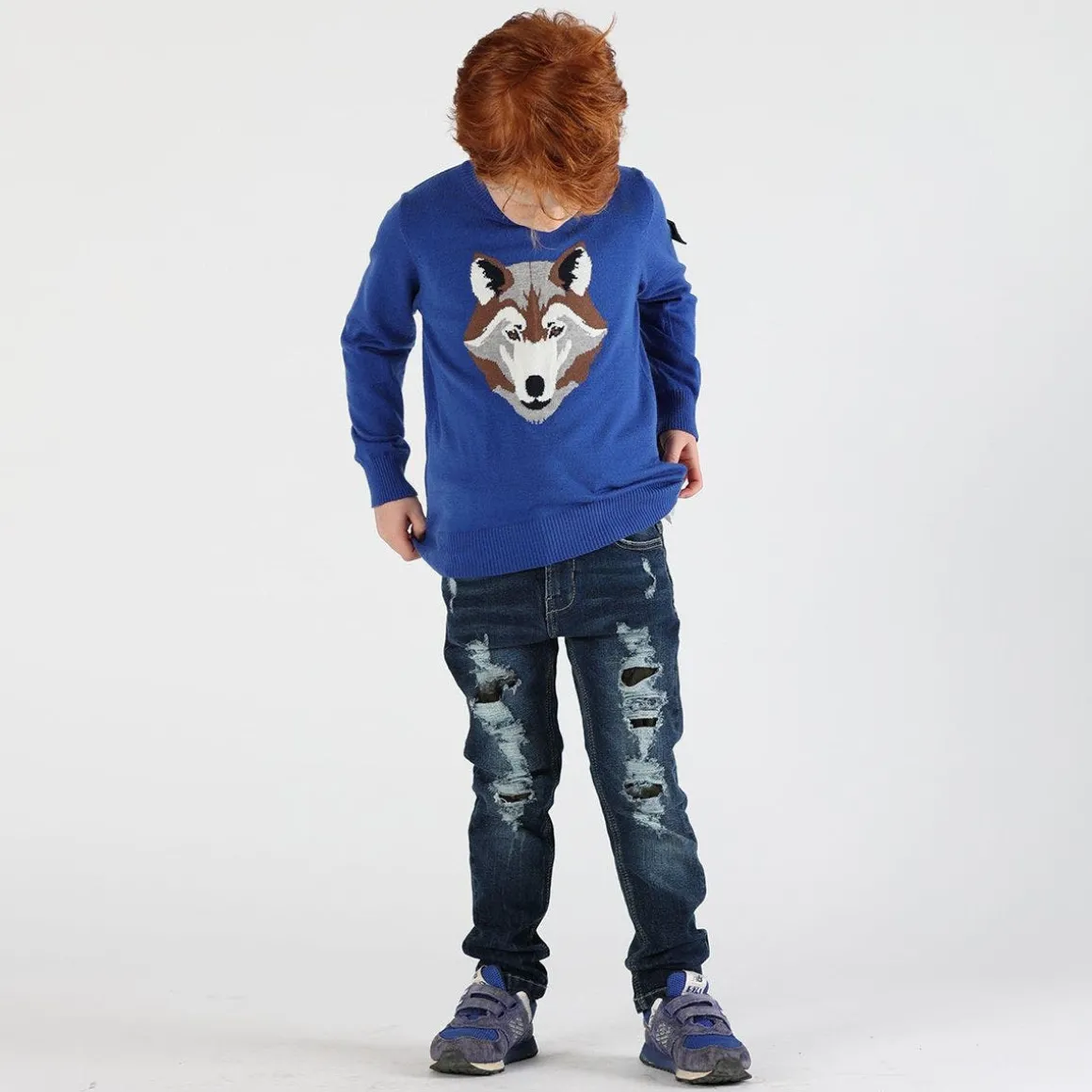 Maglia da bambino con Jacquard
