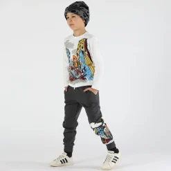 Maglia da bambino disegno palazzi