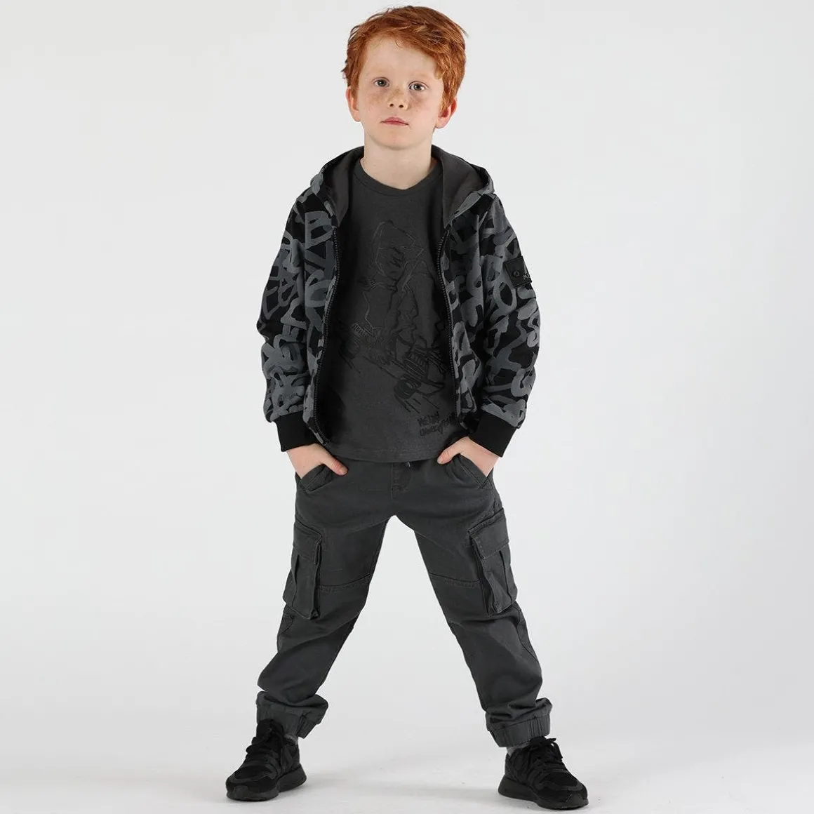 Maglia da bambino disegno palazzi