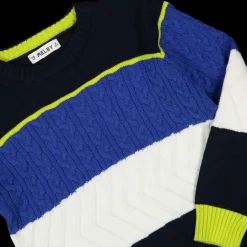 Maglia da bambino in filato con righe