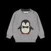 Maglia da bambino in tricot con pinguino