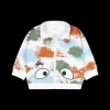 Maglia felpa con occhietti per neonato