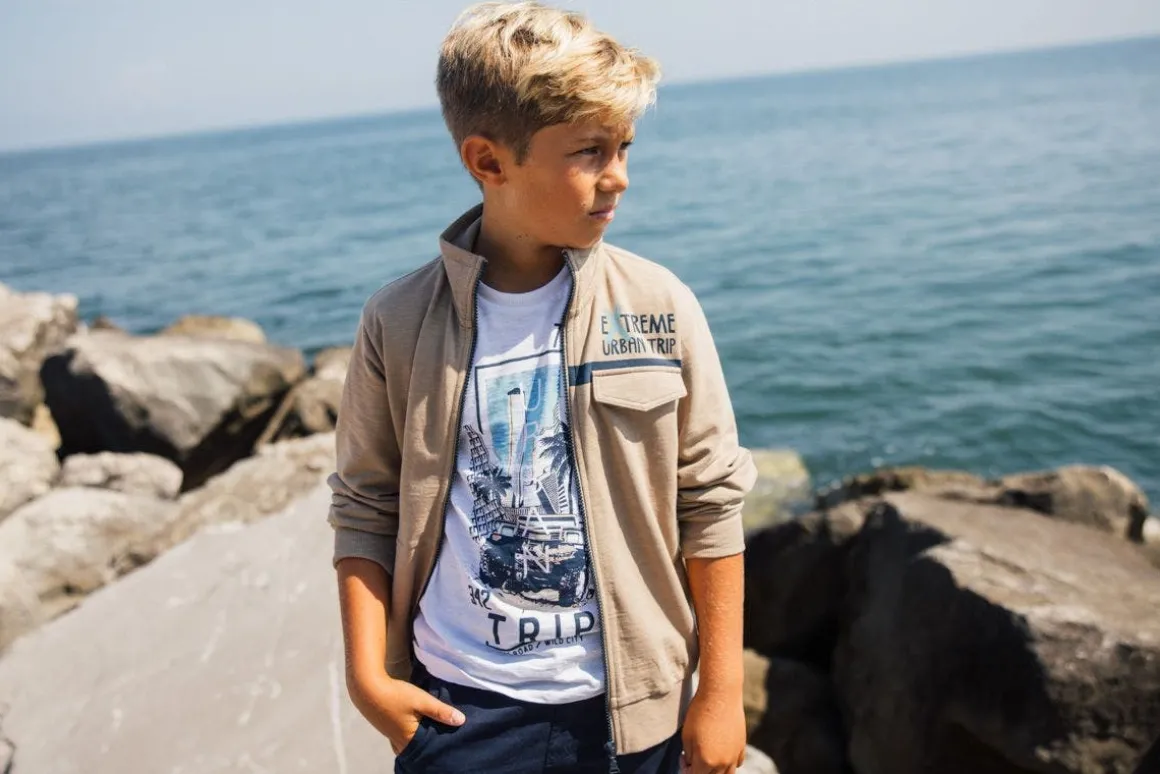 Maglia full-zip per bambino
