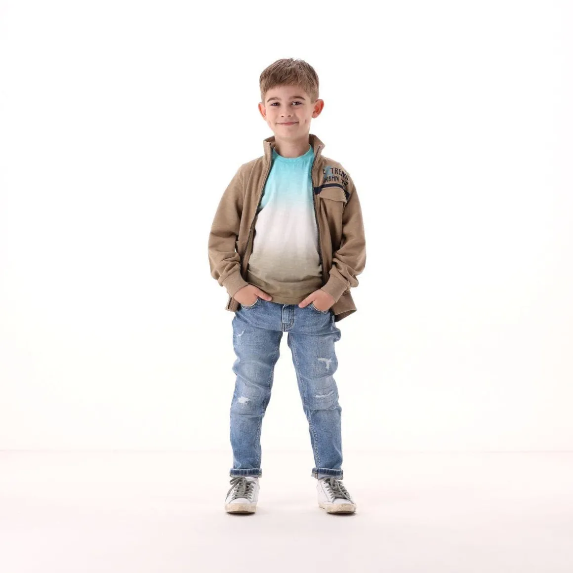 Maglia full-zip per bambino