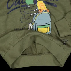 Maglia girocollo ad bambino in felpa malfilè