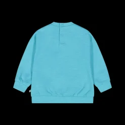 Maglia girocollo celeste per bambino
