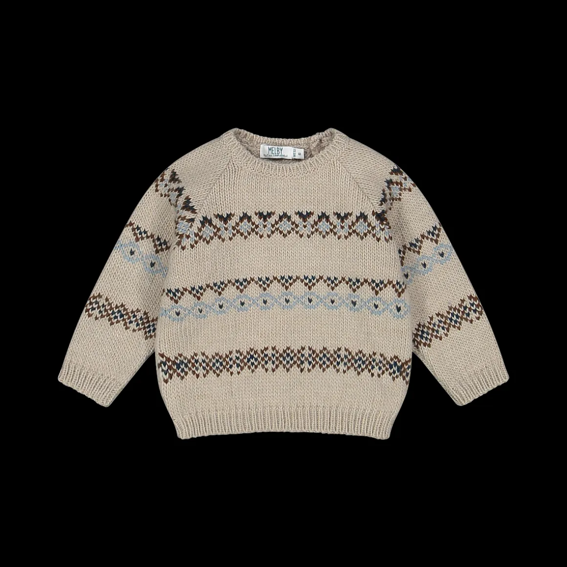 Maglia girocollo in tricot da bambino