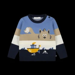 Maglia girocollo in tricot per bambino