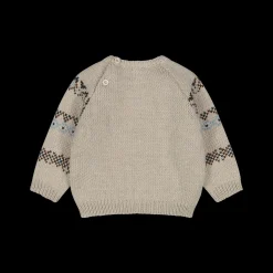 Maglia girocollo in tricot da bambino