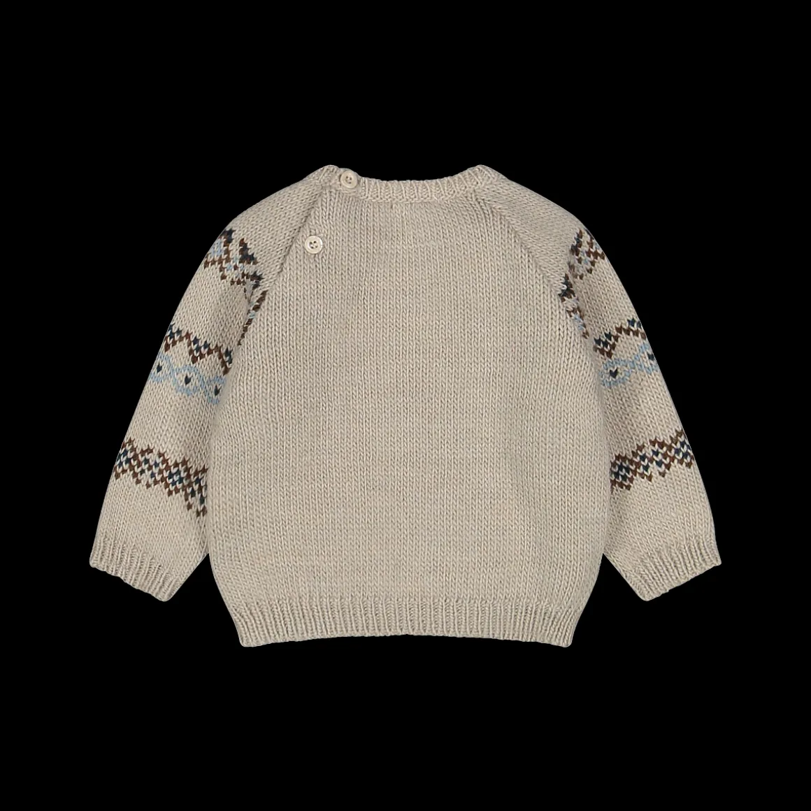 Maglia girocollo in tricot da bambino