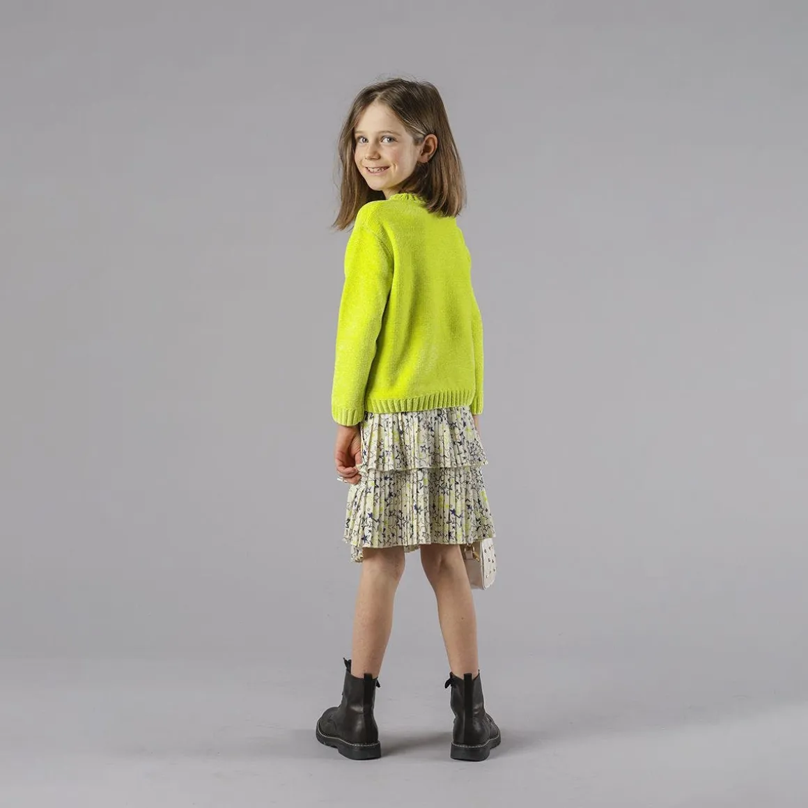 Maglia in ciniglia da bambina