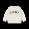 Maglia in felpa stretch invernale per baby girl