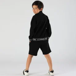 Maglia in piquet con zip