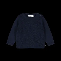 Maglia in tricot a trecce per bambino