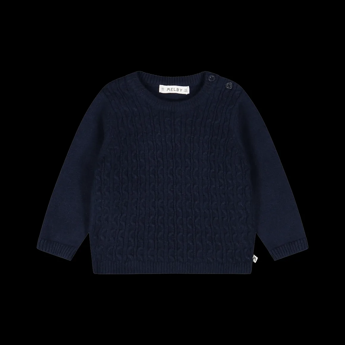 Maglia in tricot a trecce per bambino