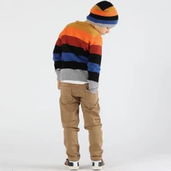 Maglia in tricot da bambino rigato