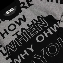 Maglia in tricot da bambino con scritte