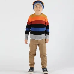 Maglia in tricot da bambino rigato