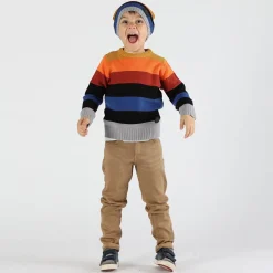 Maglia in tricot da bambino rigato