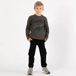 Maglia in tricot e felpa per ragazzo