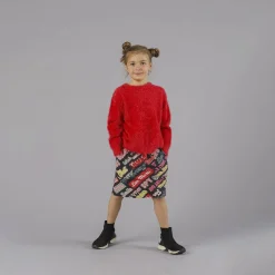 Maglia in tricot peloso da bambina
