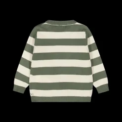 Maglia in tricot rigato tema Peanuts per bambino