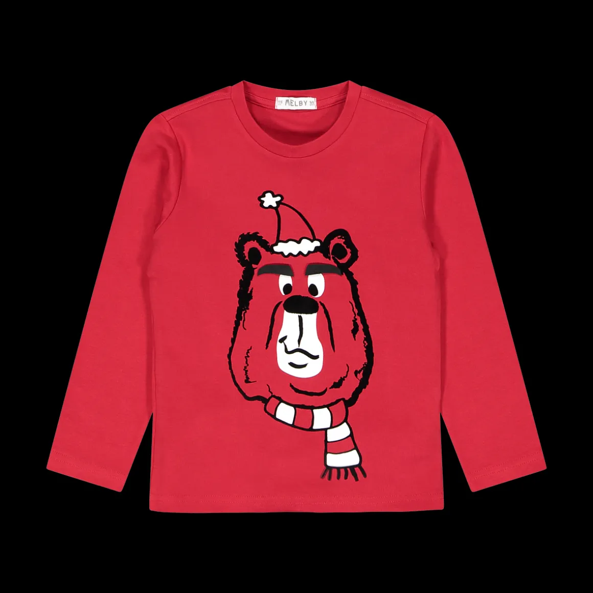 Maglia natalizia con patch per bambino