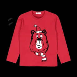 Maglia natalizia con patch per bambino
