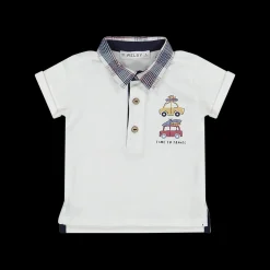 Maglia polo manica corta in jersey bambino