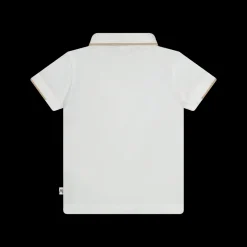 Maglia polo manica corta in piquet bambino
