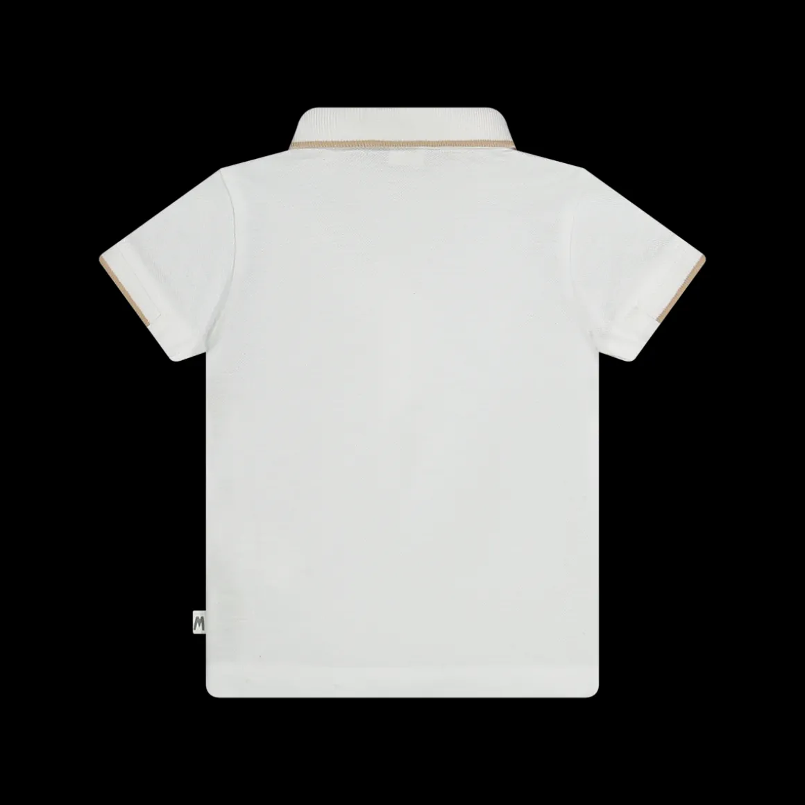 Maglia polo manica corta in piquet bambino