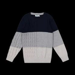 Maglia tricolore tricot da bambino