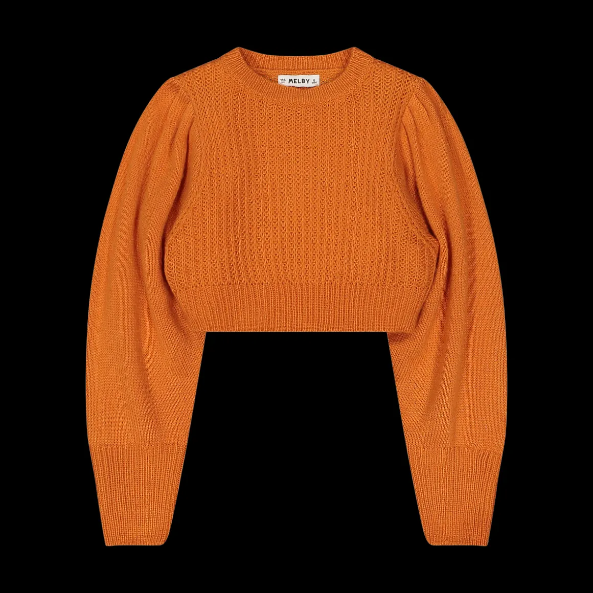 Maglia tricot cropped bambina