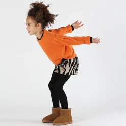 Maglia tricot cropped bambina