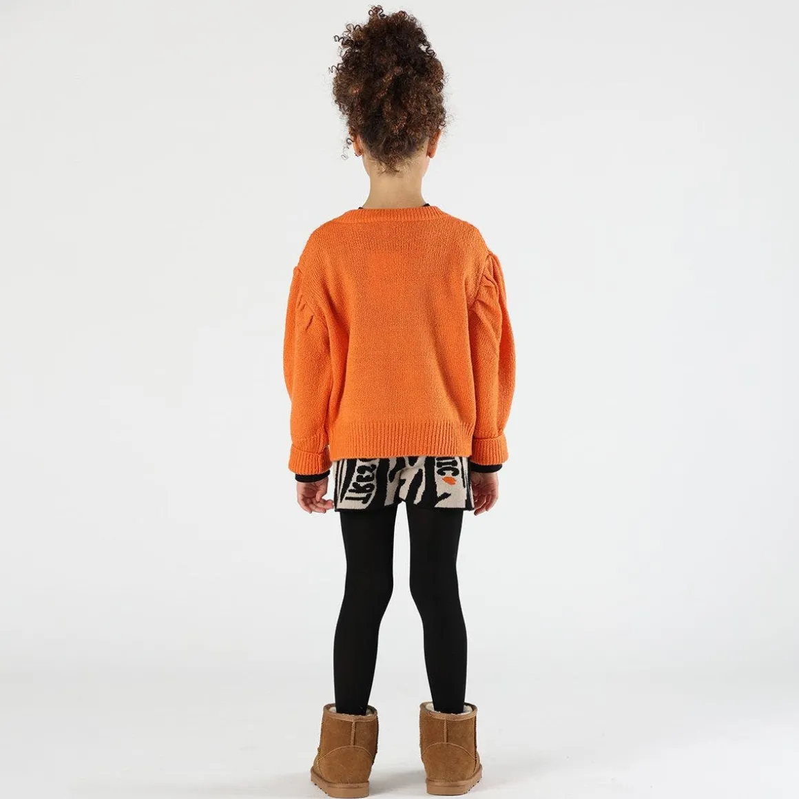 Maglia tricot cropped bambina