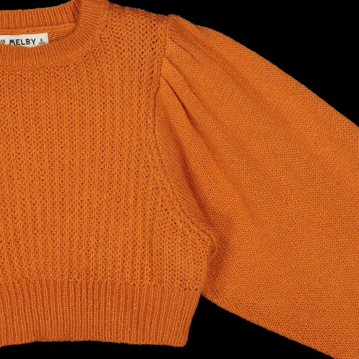 Maglia tricot cropped bambina