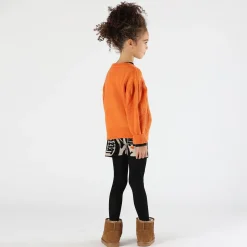 Maglia tricot cropped bambina