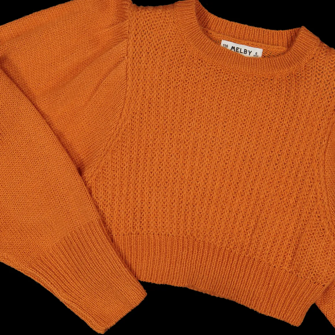 Maglia tricot cropped bambina