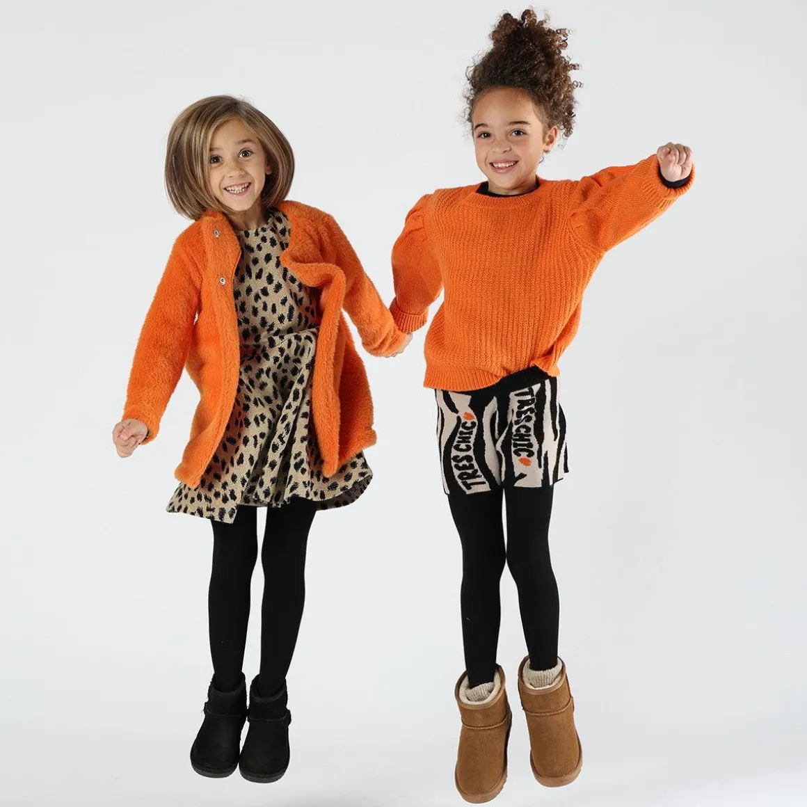 Maglia tricot cropped bambina