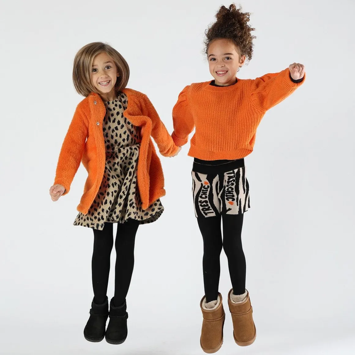 Maglia tricot cropped bambina